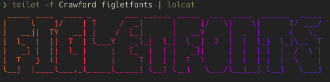 figlet fonts